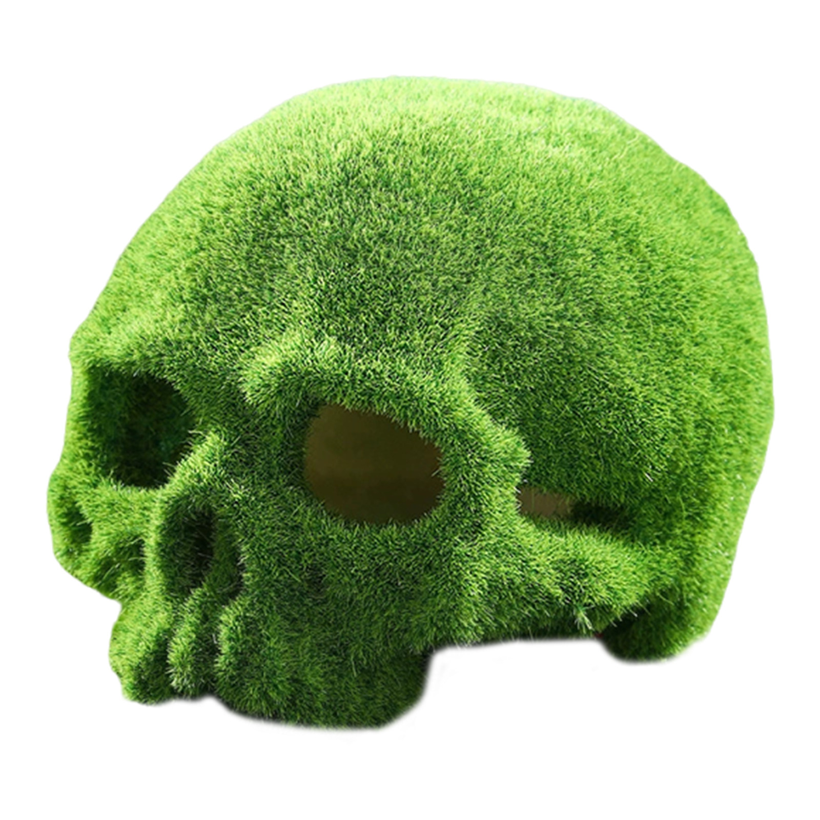 Aquarium Fish Betta - Resin Moss Skull Hideout Reptile Humid