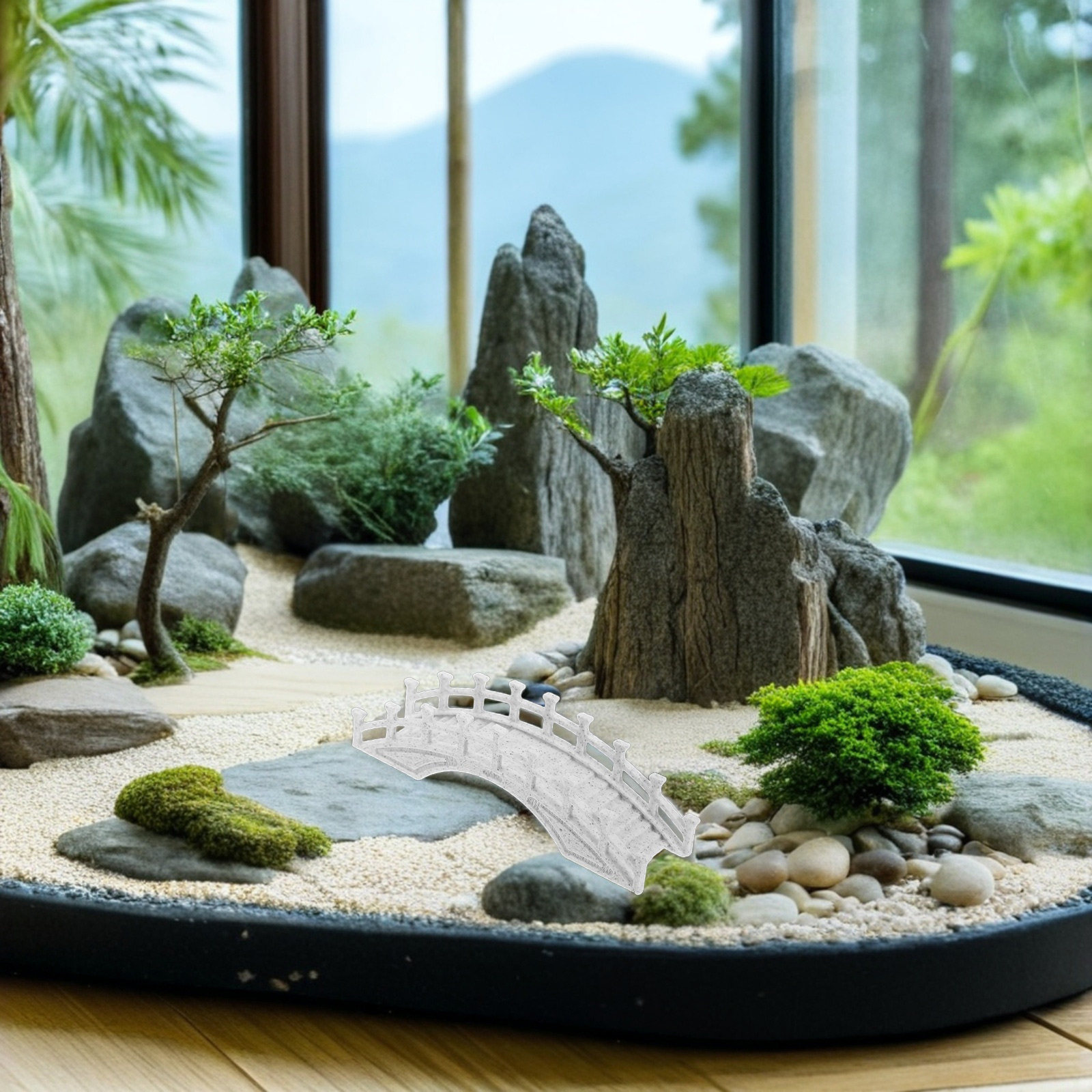 Miniature Arch Bridge Garden B - Aquarium Decor recension och pris