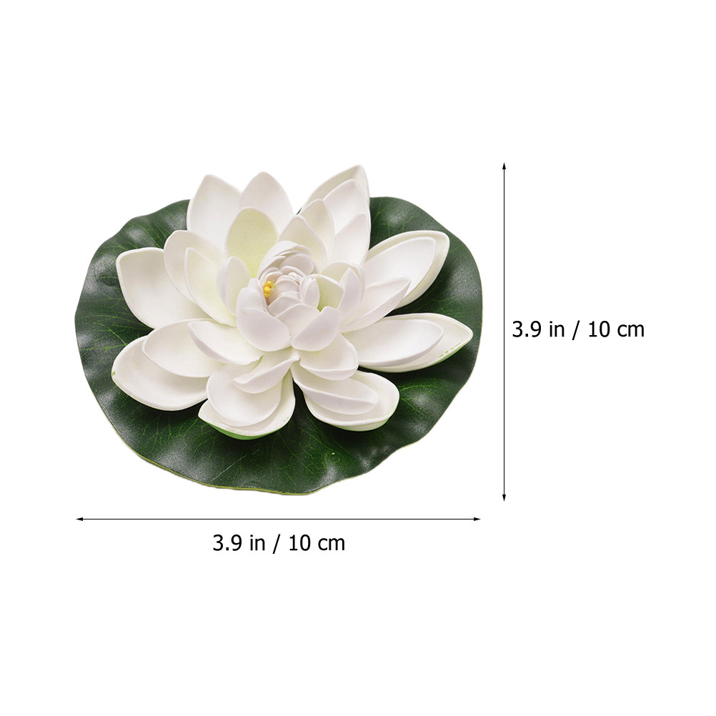 8Pcs Simulation Lotus Floating - Aquarium Decor recension och pris