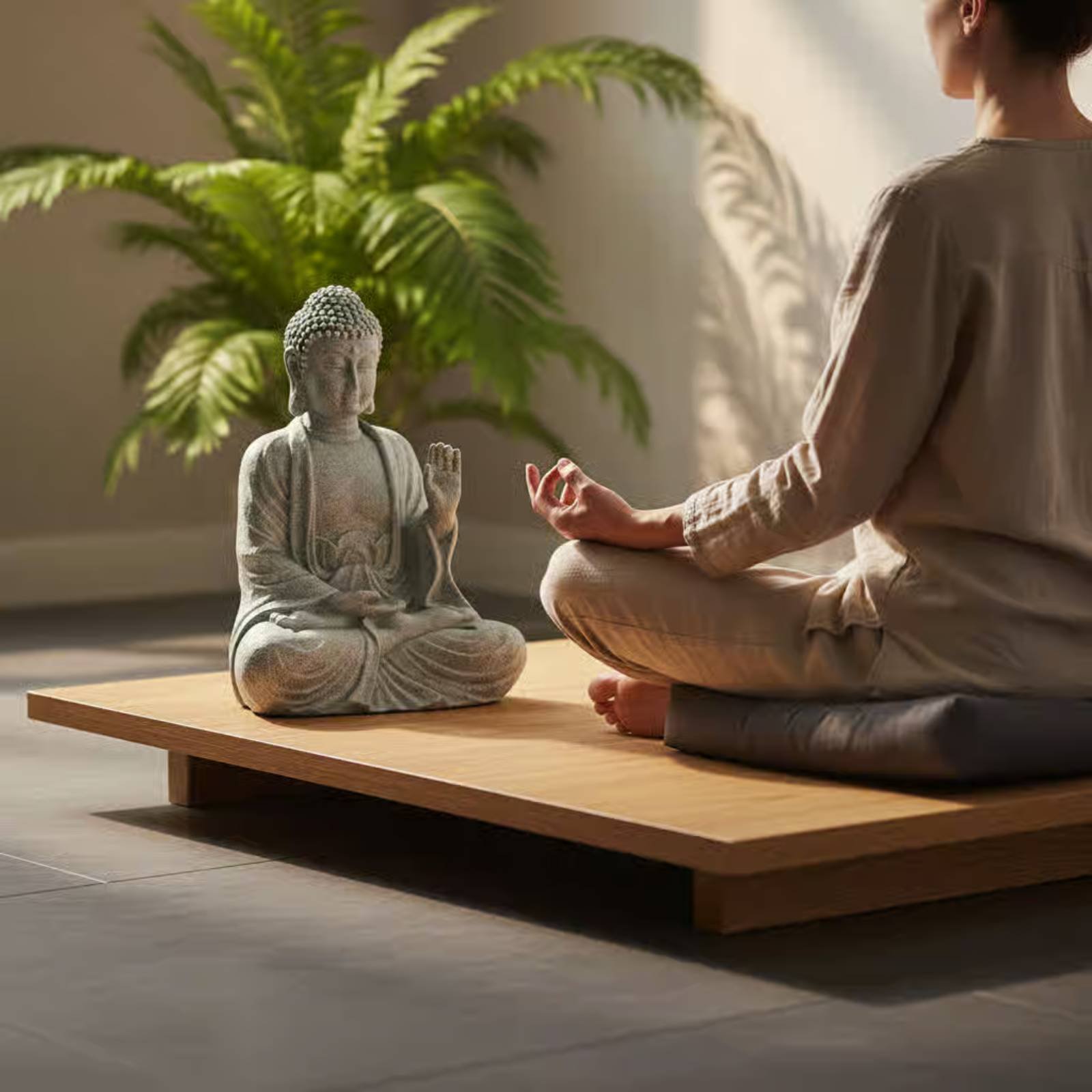 3 Pieces Stone Buddha Decor Te - Aquarium Decor recension och pris