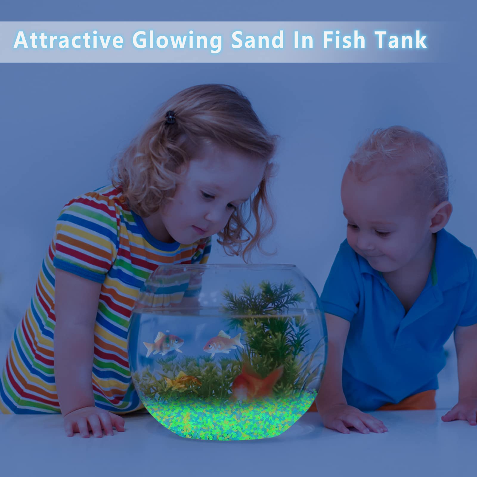 1000Pcs Luminous Sand Glow In  - Fish Aquarium Home recension och pris