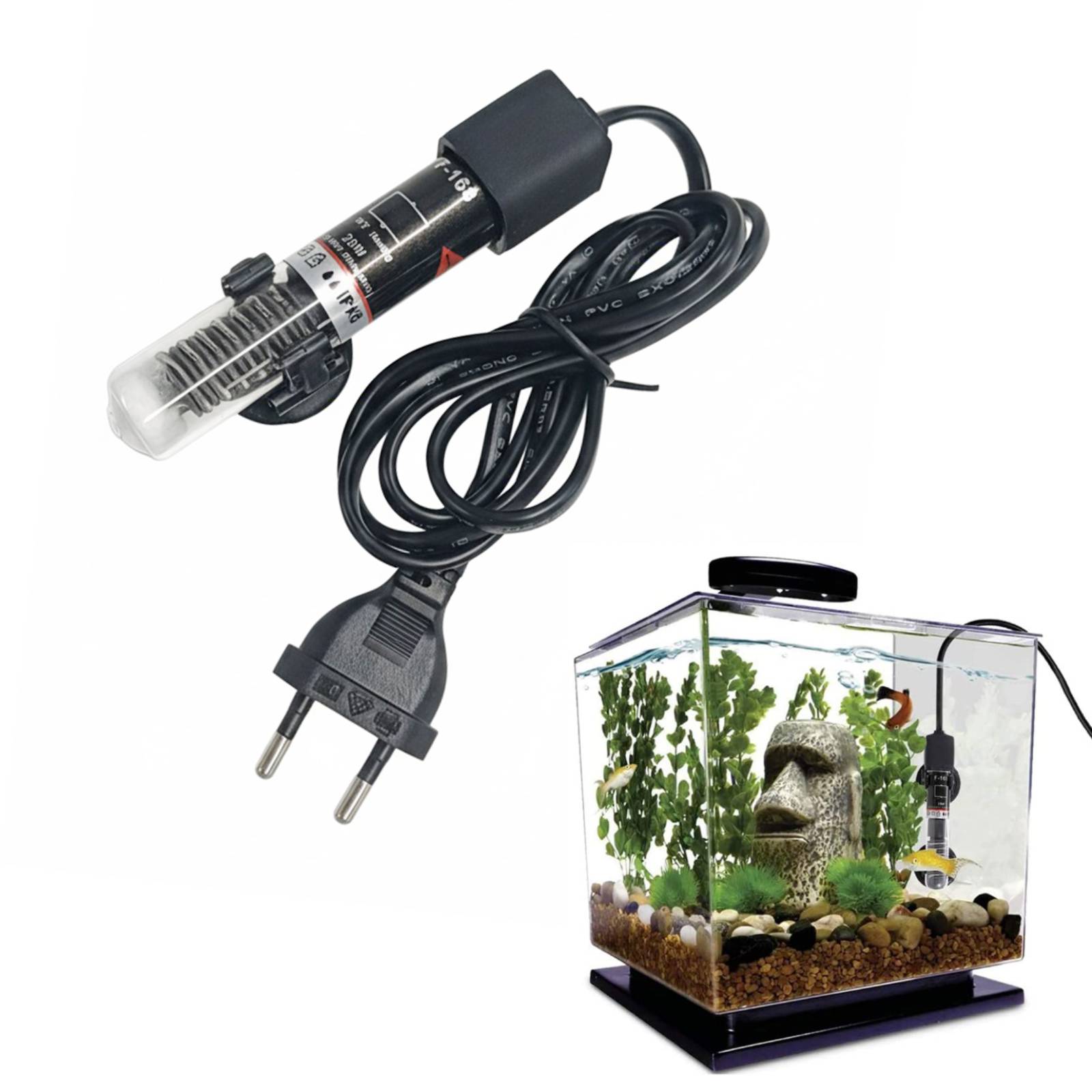 Mini Aquarium Heater Submersib - Fish Tank Heater recension och pris
