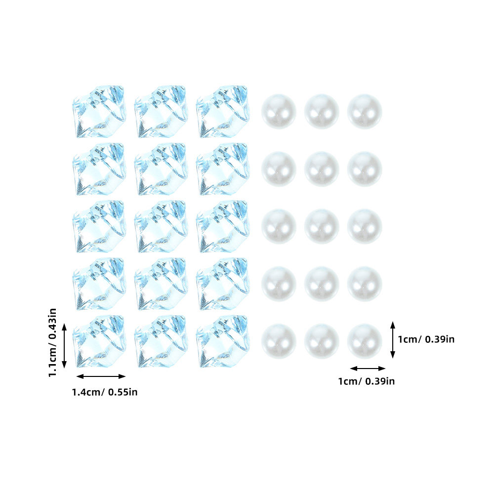 1Set Blue Crushed Plastic Bead - Aquarium Decor recension och pris