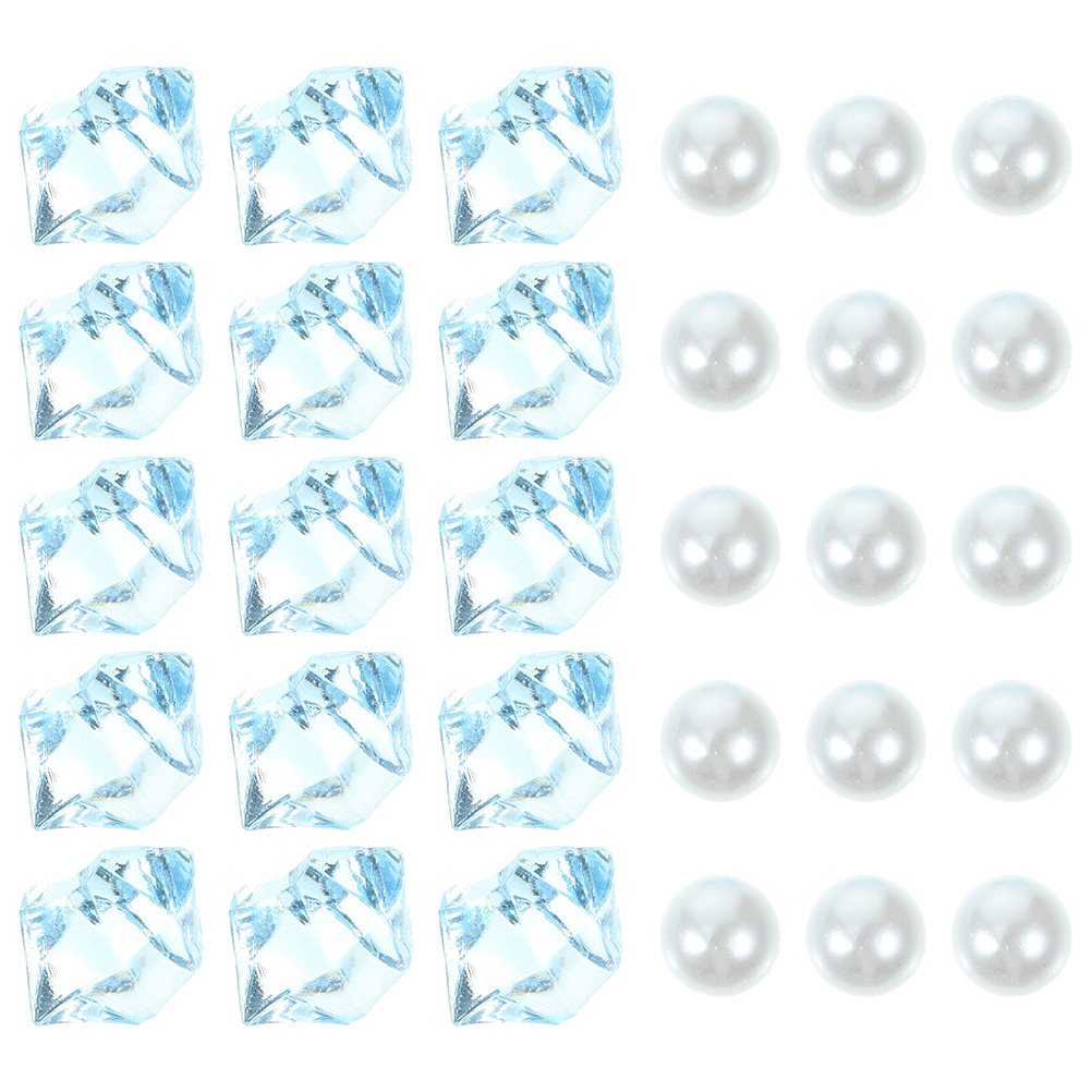 1Set Blue Crushed Plastic Bead - Aquarium Decor recension och pris