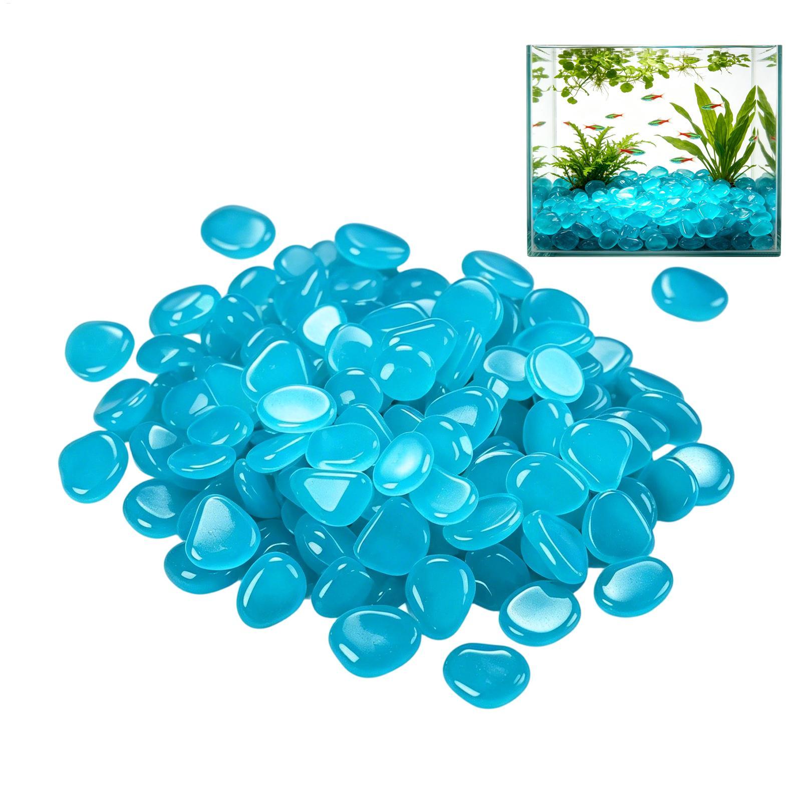 300Pcs Luminous Rock Stone Res - Fish Tank Gravel recension och pris