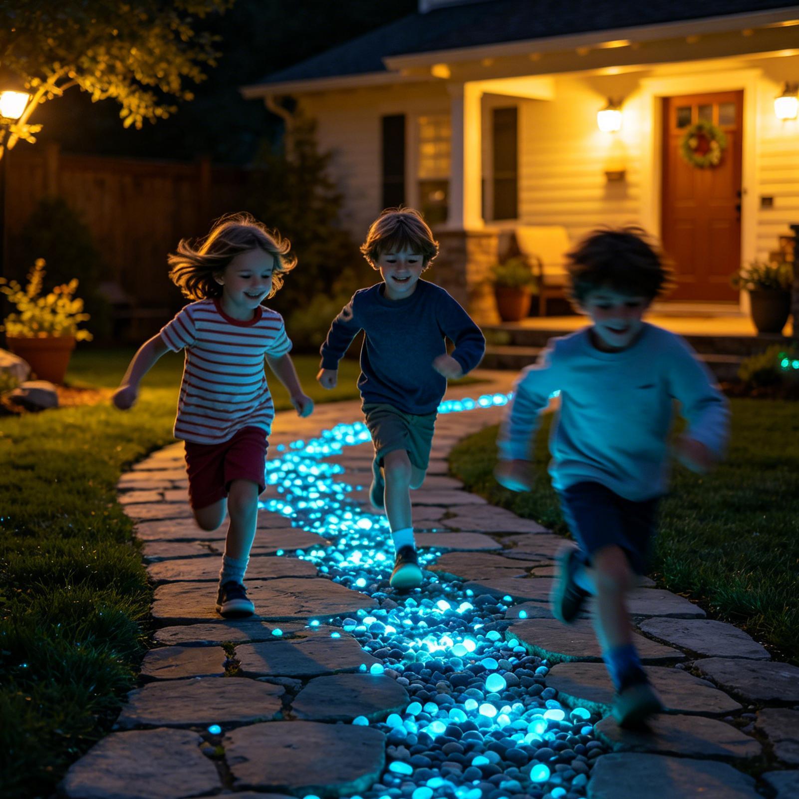 300Pcs Luminous Rock Stone Res - Fish Tank Gravel recension och pris