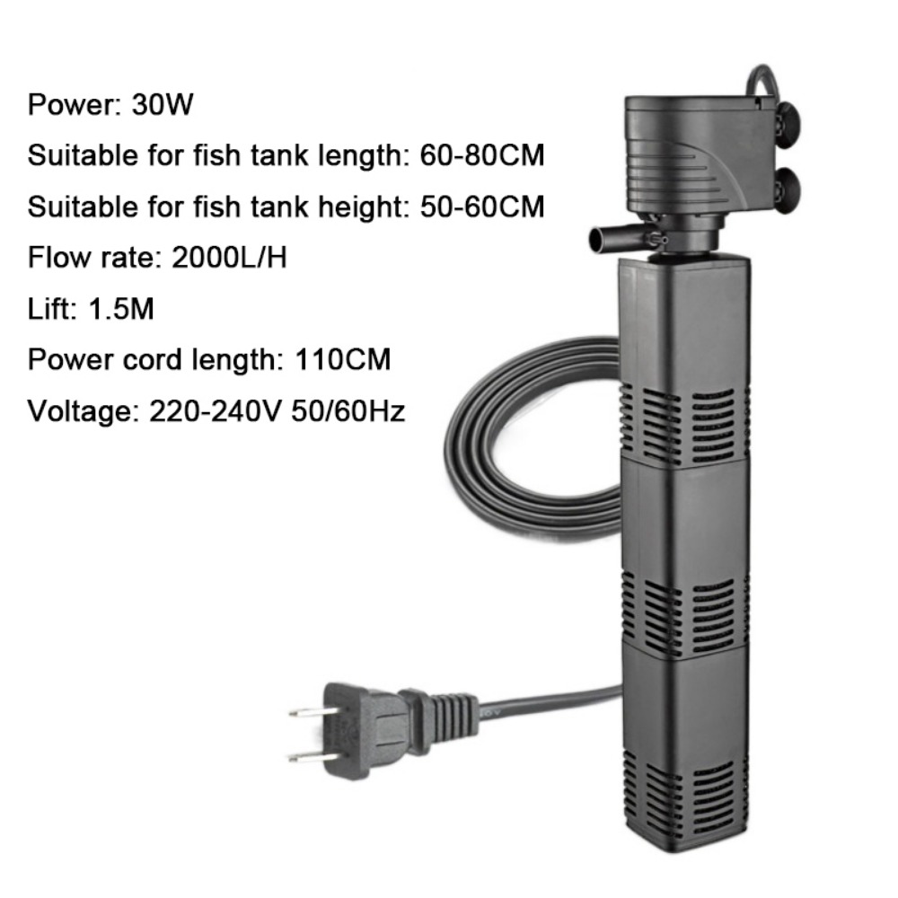 Plastic 3 in 1 Fish Tank Filte - Fish Tank Filter recension och pris